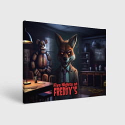 Холст прямоугольный Five Nights at Freddys Mangle, цвет: 3D-принт