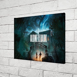 Холст прямоугольный Особняк Alone in the dark, цвет: 3D-принт — фото 2