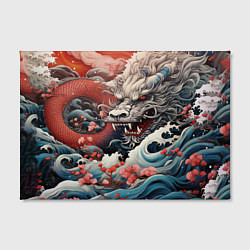Холст прямоугольный Морской дракон Irezumi, цвет: 3D-принт — фото 2