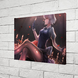 Холст прямоугольный Touhou Project Сакуя Izayoi, цвет: 3D-принт — фото 2