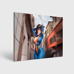 Холст прямоугольный Girl anime Fallout, цвет: 3D-принт