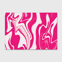 Холст прямоугольный Абстракция разлитая розовая краска, цвет: 3D-принт — фото 2