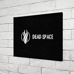 Холст прямоугольный Dead Space glitch на темном фоне по-горизонтали, цвет: 3D-принт — фото 2