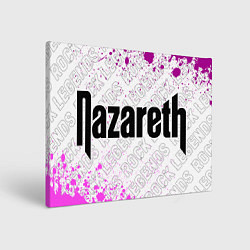 Холст прямоугольный Nazareth rock legends по-горизонтали, цвет: 3D-принт