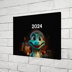 Холст прямоугольный Дракон символ года 2024, цвет: 3D-принт — фото 2