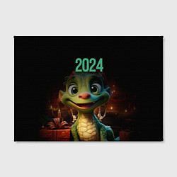 Холст прямоугольный 2024 символ года, цвет: 3D-принт — фото 2