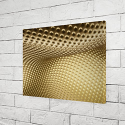 Холст прямоугольный Золотая сетка абстракция, цвет: 3D-принт — фото 2