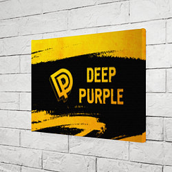 Холст прямоугольный Deep Purple - gold gradient по-горизонтали, цвет: 3D-принт — фото 2