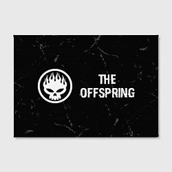 Холст прямоугольный The Offspring glitch на темном фоне по-горизонтали, цвет: 3D-принт — фото 2