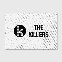 Холст прямоугольный The Killers glitch на светлом фоне по-горизонтали, цвет: 3D-принт — фото 2