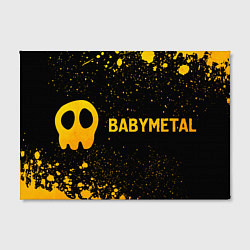 Холст прямоугольный Babymetal - gold gradient по-горизонтали, цвет: 3D-принт — фото 2