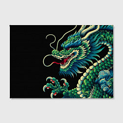 Холст прямоугольный Japanese irezumi - dragon, цвет: 3D-принт — фото 2