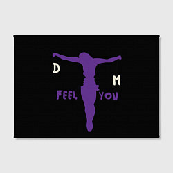 Холст прямоугольный Depeche Mode - I Feel You силуэт, цвет: 3D-принт — фото 2