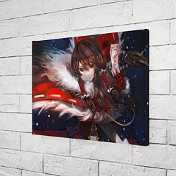Холст прямоугольный Touhou Project Рейму Winter, цвет: 3D-принт — фото 2