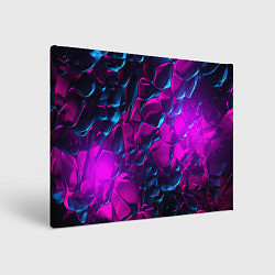 Картина прямоугольная Кислотная яркая абстракция в камуфляжном стиле фио