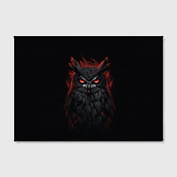 Холст прямоугольный Evil owl, цвет: 3D-принт — фото 2