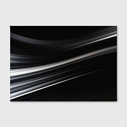 Холст прямоугольный Black abstract background, цвет: 3D-принт — фото 2