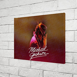 Холст прямоугольный Michael Jackson нарисованный кистью, цвет: 3D-принт — фото 2