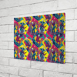 Холст прямоугольный Езда на велосипеде BMX и скейтборде, цвет: 3D-принт — фото 2