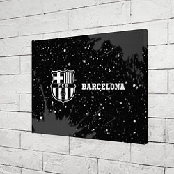 Холст прямоугольный Barcelona sport на темном фоне по-горизонтали, цвет: 3D-принт — фото 2