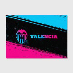 Холст прямоугольный Valencia - neon gradient по-горизонтали, цвет: 3D-принт — фото 2