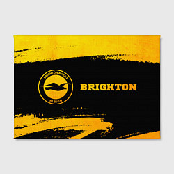 Холст прямоугольный Brighton - gold gradient по-горизонтали, цвет: 3D-принт — фото 2