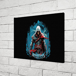 Холст прямоугольный Assassins creed холодный фон, цвет: 3D-принт — фото 2