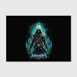 Холст прямоугольный Assassins creed темный стиль, цвет: 3D-принт — фото 2
