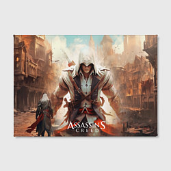 Холст прямоугольный Assassins creed большой город, цвет: 3D-принт — фото 2