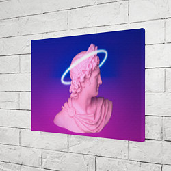 Холст прямоугольный Vaporwave neon, цвет: 3D-принт — фото 2