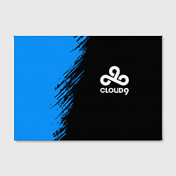 Холст прямоугольный Cloud9 team, цвет: 3D-принт — фото 2