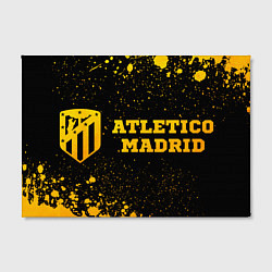 Холст прямоугольный Atletico Madrid - gold gradient по-горизонтали, цвет: 3D-принт — фото 2