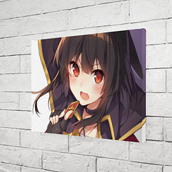 Холст прямоугольный Konosuba Мэгумин cute, цвет: 3D-принт — фото 2