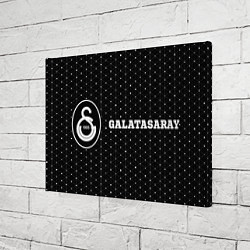 Холст прямоугольный Galatasaray sport на темном фоне по-горизонтали, цвет: 3D-принт — фото 2