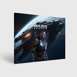 Холст прямоугольный Mass Effect game, цвет: 3D-принт