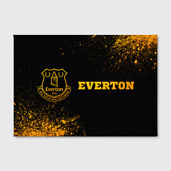 Холст прямоугольный Everton - gold gradient по-горизонтали, цвет: 3D-принт — фото 2