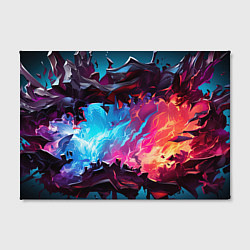Холст прямоугольный Абстрактные краски во взрыве, цвет: 3D-принт — фото 2