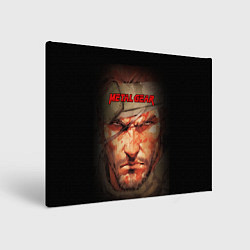 Холст прямоугольный Metal gear Venom Snake, цвет: 3D-принт