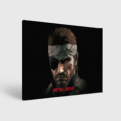 Холст прямоугольный Metal gear Venom Snake, цвет: 3D-принт