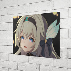 Холст прямоугольный Honkai Star Rail Firefly smile, цвет: 3D-принт — фото 2