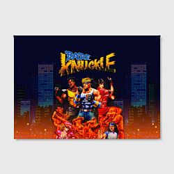 Холст прямоугольный Bare knuckle - streets of rage, цвет: 3D-принт — фото 2