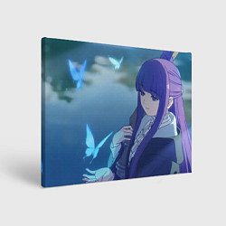 Холст прямоугольный Violet Fern, цвет: 3D-принт