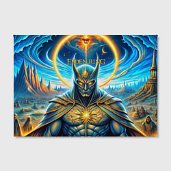 Холст прямоугольный Elden Ring темный рыцарь, цвет: 3D-принт — фото 2