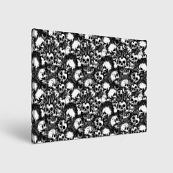 Холст прямоугольный Панк черепа, цвет: 3D-принт