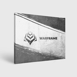 Холст прямоугольный Warframe - white gradient по-горизонтали, цвет: 3D-принт