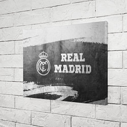 Холст прямоугольный Real Madrid - grey gradient по-горизонтали, цвет: 3D-принт — фото 2