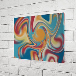 Холст прямоугольный Абстракция цветные вихри, цвет: 3D-принт — фото 2