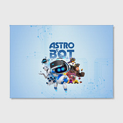 Холст прямоугольный Astro Bot - Game, цвет: 3D-принт — фото 2