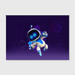 Холст прямоугольный Mascot - Astro Bot, цвет: 3D-принт — фото 2