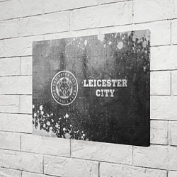 Холст прямоугольный Leicester City - grey gradient по-горизонтали, цвет: 3D-принт — фото 2